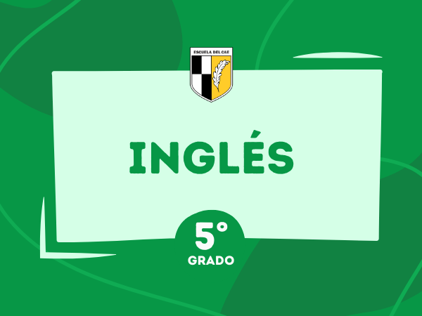 Inglés 5° - 2024