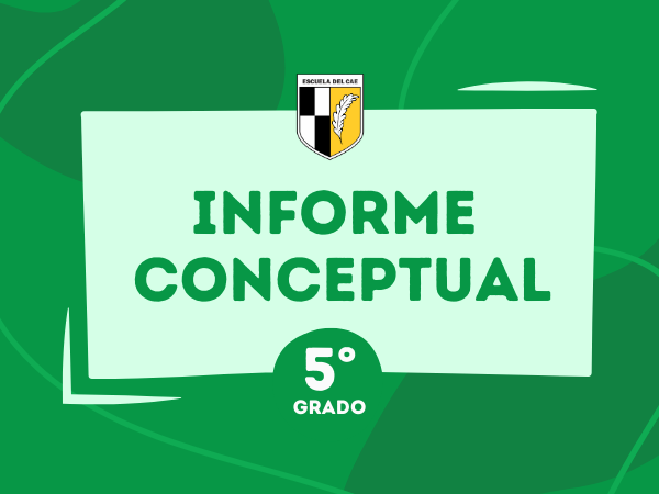 Informe Conceptual 5° - 2024