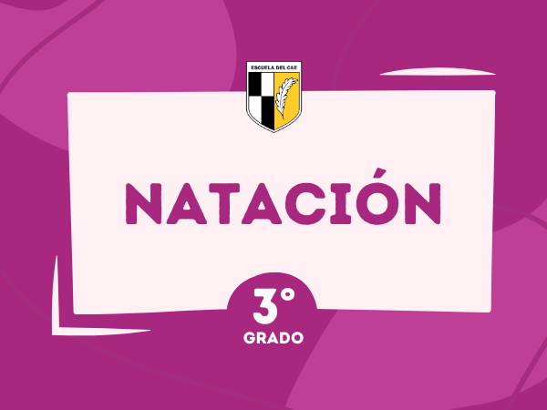 Natación 3° - 2024
