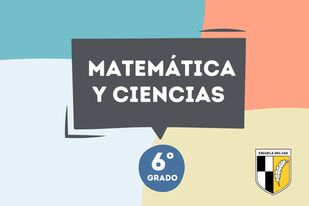 Matemática y Ciencias Naturales 6° - 2026